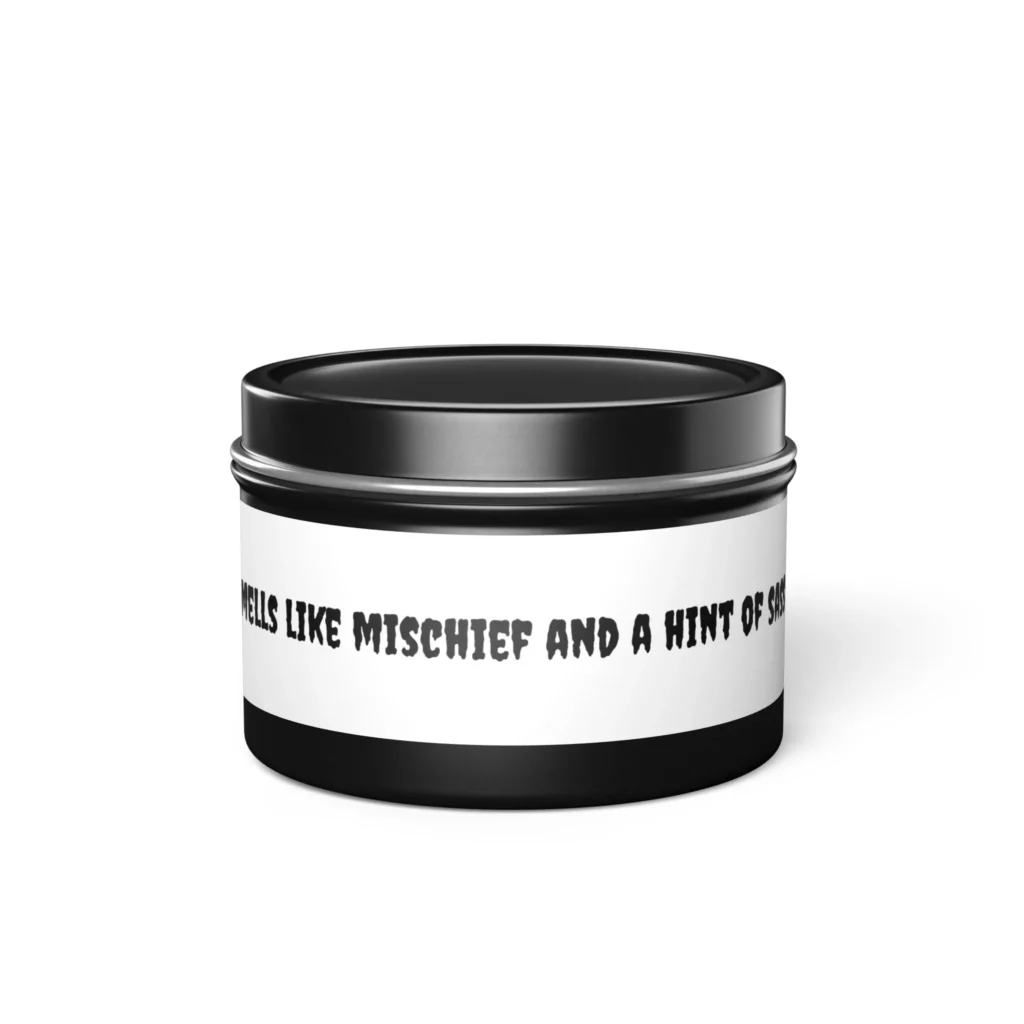Tin Candles, Mischief Candle - Scented Candle, Home Decor, Gift for Her, Relaxation, Aromatherapy