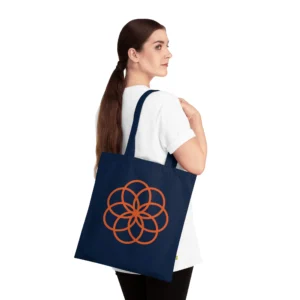 Tote Bag with Design - Eco-Friendly Organic Cotton, Reusable Shopping Bag, Stylish Shoulder Bag, Custom Printed Tote, Gift for Her