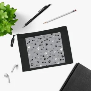 Kitty Prints Pencil Case, Cute Cat Design Pencil Holder, Back to School Stationery Organizer, Gift for Students, Child Art Supplies Storage,