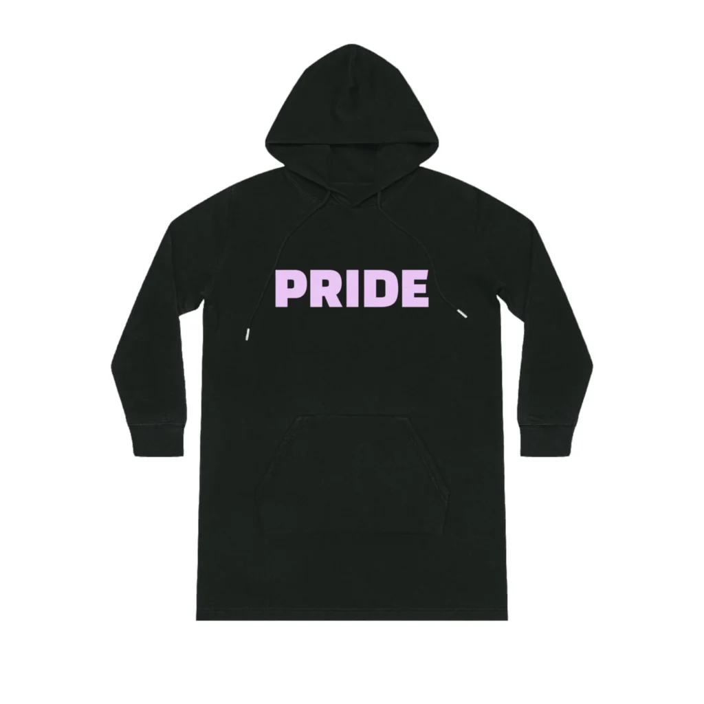 Purple Pride Hoodie Dress