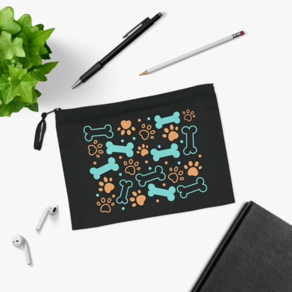 Pencil Case - Puppy Prints